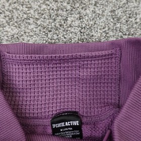 PINK Pants Womens Medium Purple Victoria Secret Active Knit Jogger Sweatpants