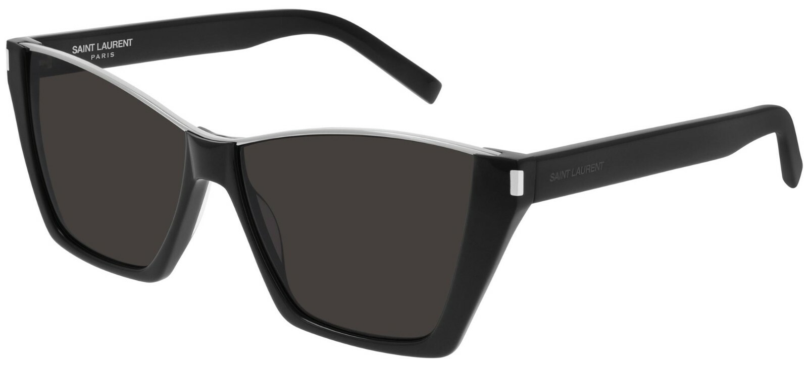 Saint Laurent SL 369 KATE Occhiali da sole nero grigio (001)