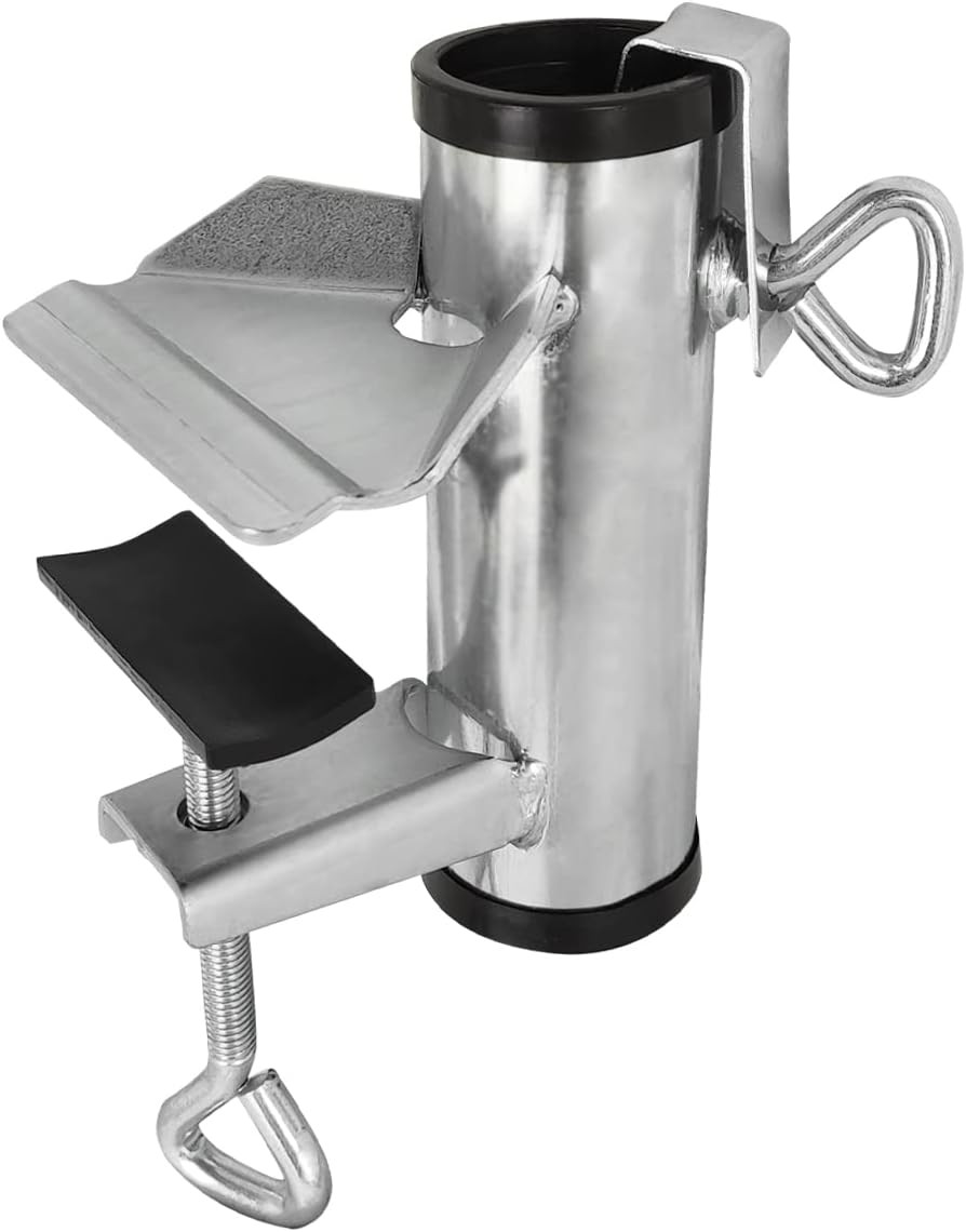 Upgrade Umbrella Clamp Stand Holder Heavy Duty Bench Buddy Patio Umbrella Fixed