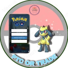 Pokémon Go ✨ Shiny Riolu ✨ P T C 80k Dust