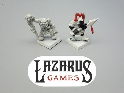 Warhammer FB Orcs Goblins Destruction Orruk Warclans - 2x Giant Black Orcs (oop)