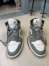 Nike Air Jordan 1 Mid Women's Size 8 Shoes Jade Smoke, DC0774-001