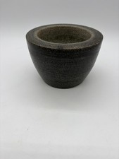 Molinillo de hierbas de especias Molcajete tazón de mortero de doble cara de granito pesado sin mortero
