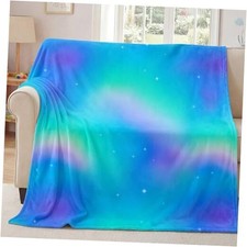 Throw Blanket for Boys Kids Baby Size: 40" x 50" 100 x 130 cm Gradient Teal