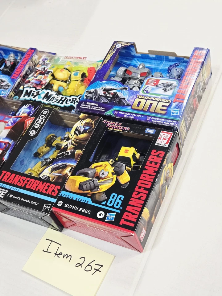 Transformers One Studio Series Bumblebee Optimus Megatron Figure Lot Hasbro - Image 3 of 4