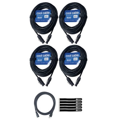 Blizzard Lighting PCT-INTER-1425 25FT Cable 4-Pack with Extension Cord