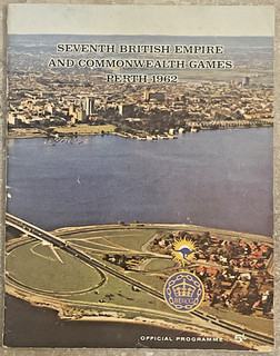1962 Commemorative British Empire Commonwealth Games Perth WA Official Programme