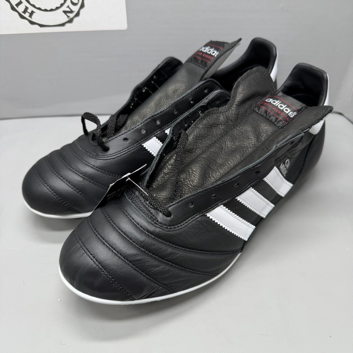 Adidas Copa Mundial Cleats Soccer Mens Size 10.5 US Black 015110 Made in Germany adidas Copa Mundial - Black/white main image 3