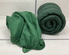 Large Green Sleeping Bag in Green Carry Bag
