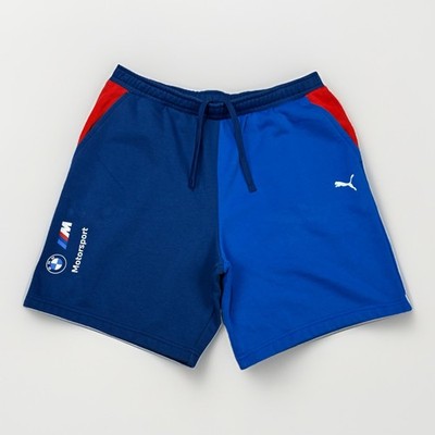 Puma BMW Motorsport Shorts Blue Red Colorblock Drawstring Men s XL