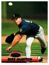 1993 Topps Stadium Club Mike Hampton Rookie Card #731 Seattle Mariners Baseball. rookie card picture