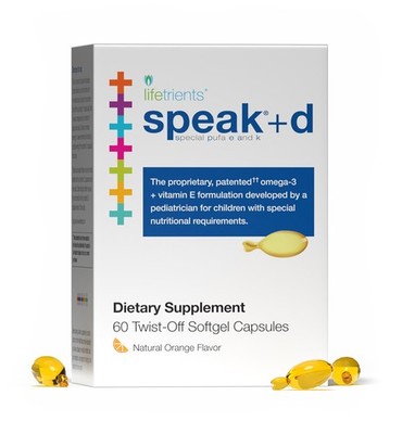 Lifetrients Speak+d Twist-Off Softgels   Natural Orange   60 Softgels   Pedia...