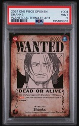 Shanks Wanted Poster OP09-004 Emperors in the New World