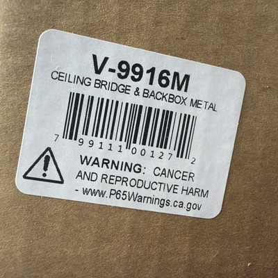 Valcom Metal Bridge/Backbox Combination V9916M Ceiling Bridge & Blackbox Metal