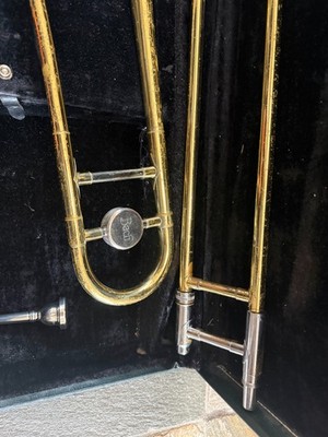 Bach TB300 Trombone with hard case and mouthpiece. Made in USA | eBay