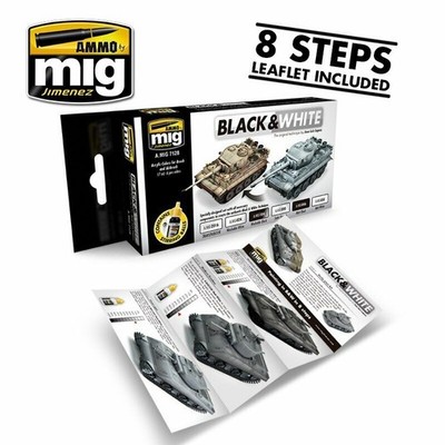 A.MIG 7128  Black & White AMMO OF MIG JIMENEZ S.L.