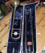 Conn Director trombone, a popular student-level Instrument 👁 Case 
