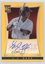 2013 Panini Select Rookie Auto Gold Prizm /25 LJ Hoes #235 u6m