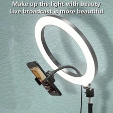 10inch Selfie Ring Light, Photography Fill Light Led Ring Lamp Ringlight for