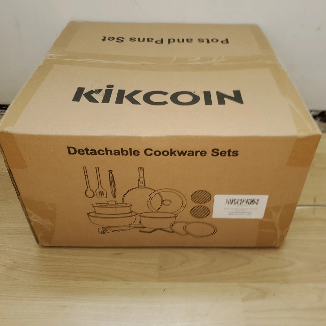 Kikcoin 20-Piece Nonstick Pots and Pans Cookware Set
Opens in a new window or tab