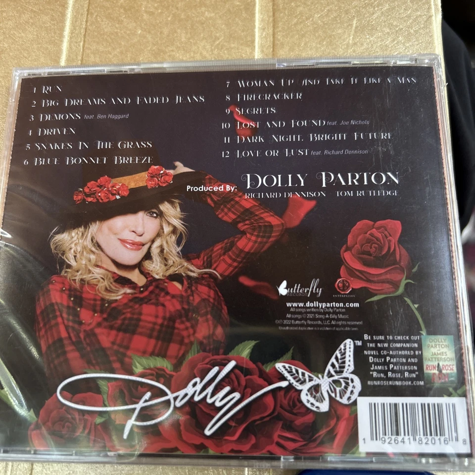 Dolly Parton Run Rose Run Target Exclusive CD NEW Cracked Case - Image 2 of 4
