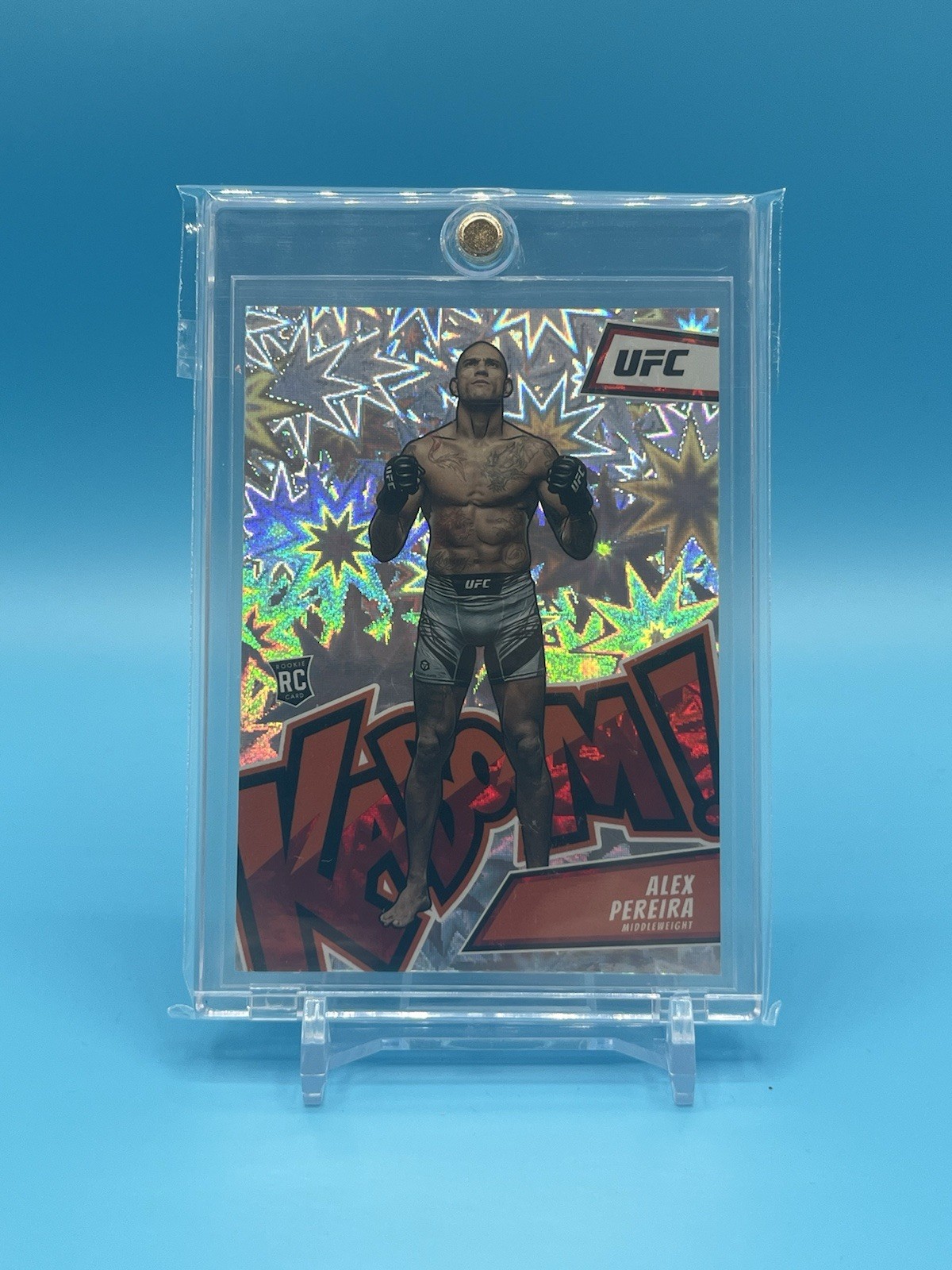 2023 UFC Panini Chronicles KABOOM -CASE HIT- SSP- Alex Pereira