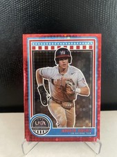 2025 Panini Stars and Stripes - Andrew Jimenez #91 Red /199 (RC)