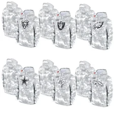 NWT Men's Arctic Camo 2024 Salute to Service Sideline Therma Pullover Hoodie