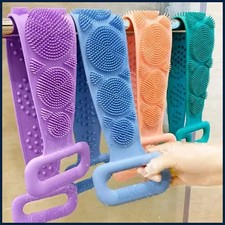 Body Sponge Silicone Back Brushes Bath Towels Scrubber Rubbing Back Peeling