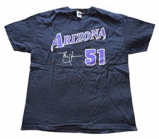 Vintage Randy Johnson Arizona Diamondbacks Double Sided XL T-Shirt Black