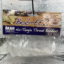 The Beadsmith Bob-EEZ 8 Piece Combo No Tangle Thread Bobbins – 1-7/8 Inches NEW