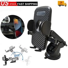 Automatic Car Phone Holder Strong Suction Cup Windshield Dashboard Mount