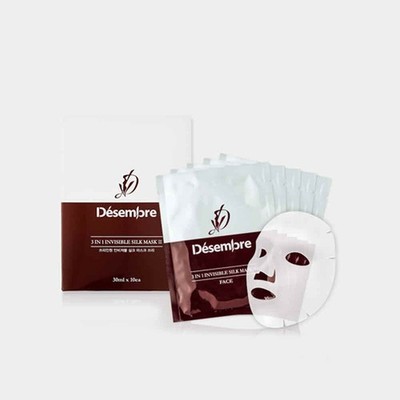Desembre 3 in 1 Invisible Silk Mask 10pcs