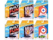 "CLASSIC GOLD" 2025 RELEASE 2, 6 PC SET 1/64 DIECAST BY JOHNNY LIGHTNING JLCG037