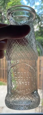 GA Helena McRae G.A. Georgia Gresham Dairy Half Pint Milk Bottle - Image 1 of 4