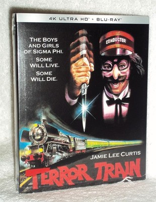 Terror Train (4K/Blu-ray, 2026) NEW Ben Johnson Jamie Lee Curtis horror slasher 