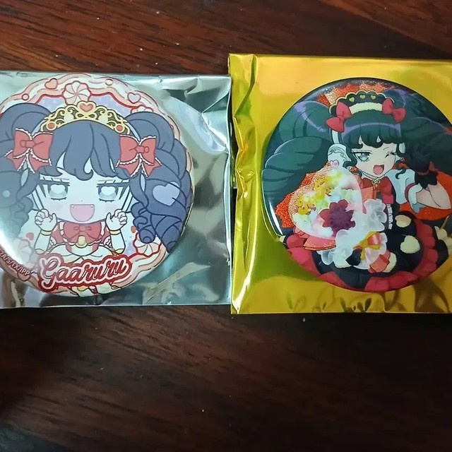 Prepara Garuru Can Badge Collection Rare Collectible