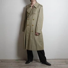 Burberry Trench Coat Asian fit M US size S Men's Authentic Beige Nova Check
