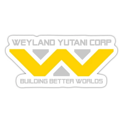SPREADSHIRT Weyland Yutani Corp Logo Sticker, max. 4 x 4"