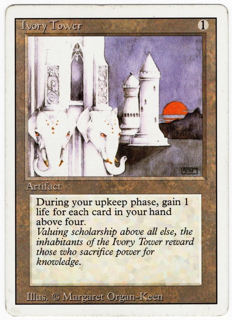 Ivory Tower 1994 Revised Edition #254 Colorless Rare Artifact MTG LP AZ1