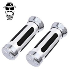 Original Lowrider Star Grips 7/8" x 130mm Black/Chrome Cruiser Lowrider Bicycle.