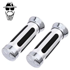 Original Lowrider Star Grips 7/8" x 130mm Black/Chrome Cruiser Lowrider Bicycle.
