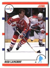 1990-91 Score American #20 Rod Langway