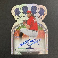 Wilmer Flores 2023 Chronicles Crown Royale Signatures /49 Auto Rookie PCS-WF RC
