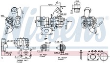 TURBOLADER FÜR VW GOLF VII VARIANT (BA5, BV5) - NISSENS 93325