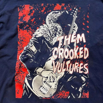 Them Crooked Vultures Guitarist Shirt Black Classic Unisex S-5XL ED911
