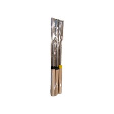 Chrome and Wood Extendable Smore Skewers Set of 3 Made In USA New In Package