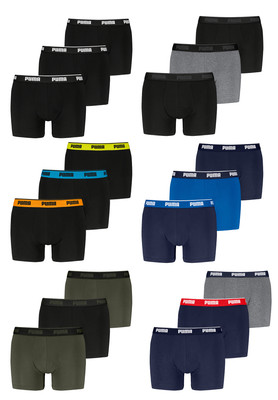 Puma Boxer Boxershorts Men Herren Everyday Unterhose Unterwäsche 6er Pack 
