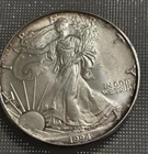 1994 American Silver Eagle Dollar.one Troy Once Fine Silver .999.