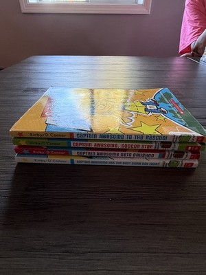 Captain Awesome Lot of 4 PB Illustrated Books - Stan Kirby Scholastic Ages 4-8